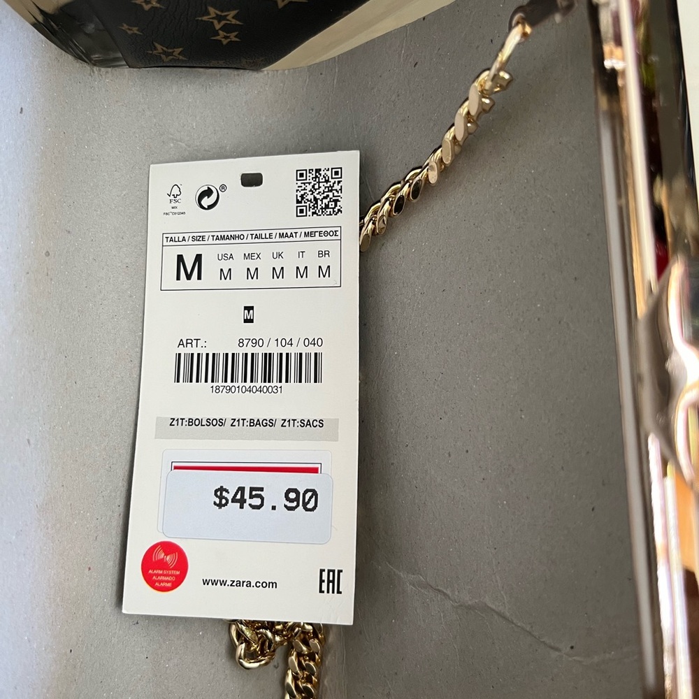 **SOLD** NWT ZARA Decorative Minaudiere (Black Evening Clutch) - Picture 9 of 9